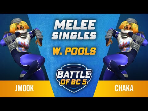 Jmook (Sheik) vs chaka (Sheik) - Melee Singles Winners Pools - Battle of BC 5
