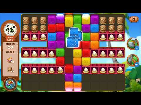 Lost Island Blast Adventure Level 1866 NO BOOSTERS - A S GAMING ✔️