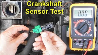 Crankshaft Position Sensor Test
