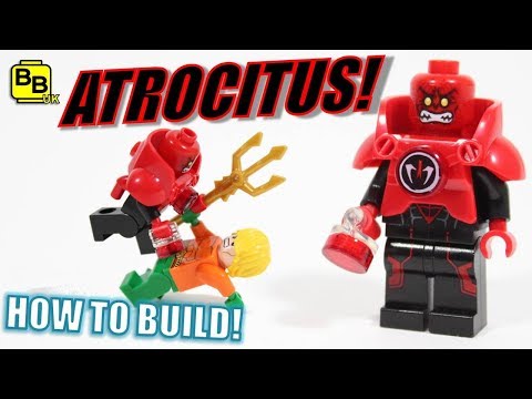 ATROCITUS!! LEGO RED LANTERN ATROCITUS MINIFIGURE CREATION!