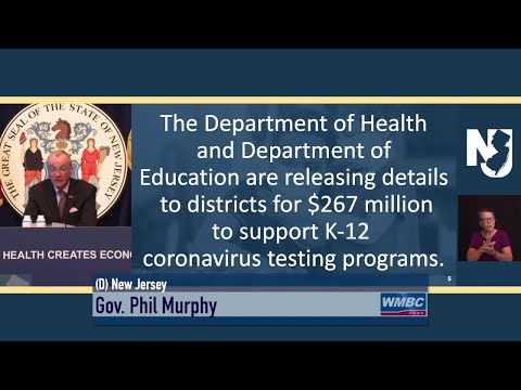 NJ Governor Phil Murphy & COVID–19 Briefing