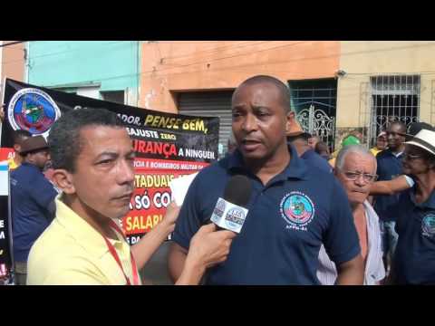 Entrevista com o presidente da APPMBA, Sgt PM Roque Santos, no desfile de 2 de Julho