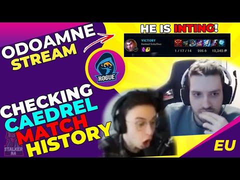 RGE Odoamne Reacts to Caedrel INTING in Toplane