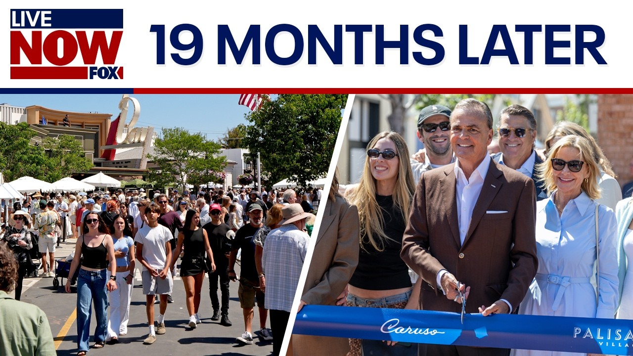 Palisades Village reopens 19 Months after the fire