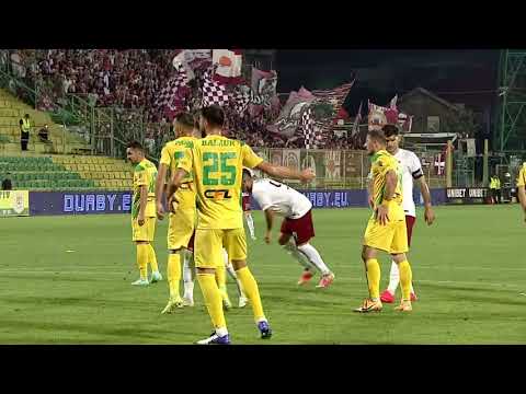 GOOOL! CS Mioveni - Rapid 0-1. Dragoș Grigore înscrie cu o lovitură de cap