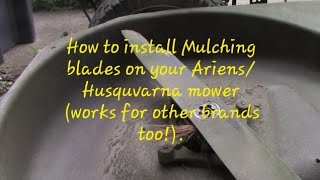 Husqvarna Ariens 42" Riding Lawnmower Blade  Replacement