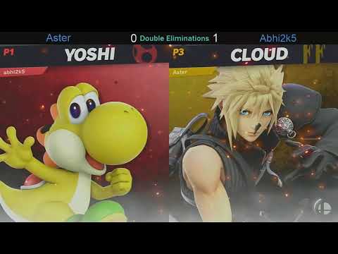 Smash Ultimate @ Pune 3 - Winners Finals - Abhi2k5 (Yoshi) vs Aster (Cloud)