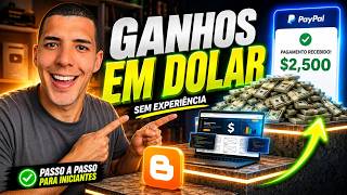 Como criar um site que gera renda em dólar do Zero