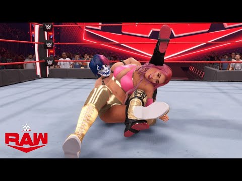 WWE 2K22 RAW ASUKA VS EVA MARIE