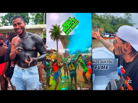 Festival de Negros Y blancos en el charco Nariño