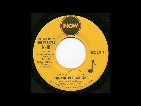 MIZ DAVIS: "SING A HAPPY FUNKY SONG" [J*ski Extended]