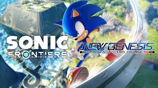 PSO2:NGS x Sonic Frontiers Collab is cool (reference)