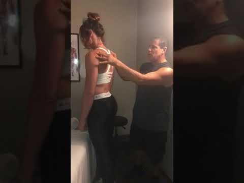 Professional actress, hard core trainer gets neck, back, shoulder, glut, AND joint relief, increased mobility, loves Massage Revolution! 