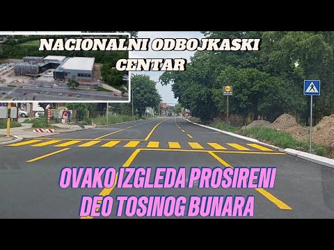 EXLUZIVNO PRVA VOŽNJA NOVIM PROSIRENIM DELOM TOŠINOG BUNARA,DRON VIDEO+ODBOJKAŠKI CENTAR