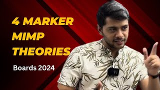 Most important 4 marks theories! BOARDS 2024 | Jsarmy