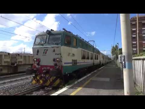 E656.489 con EXP 14243: ARRIVO + PARTENZA da Roma Ostiense!!
