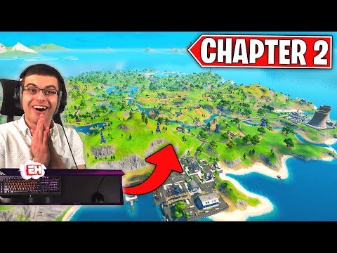 *NEW* Fortnite Chapter 2 Map LIVE REACTION!