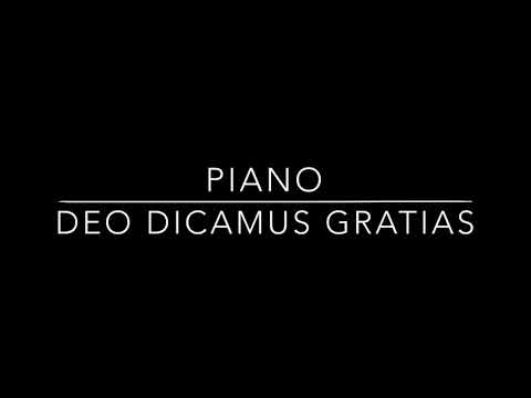 Deo Dicamus - Piano