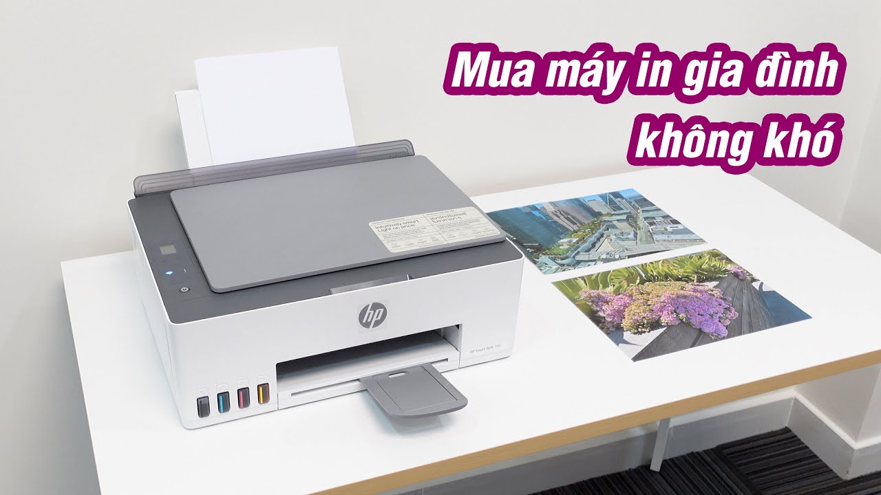 Video giới thiệu máy in phun màu đa năng HP Smart Tank 580 All-in-One Printer (1F3Y2A)