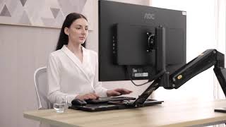 Stolní kancelářský držák monitoru a klávesnice NB FC40B