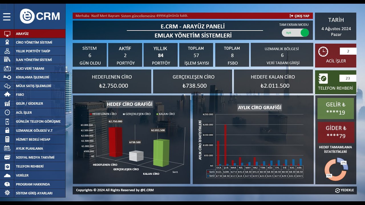 Emlak Yönetim Sistemi | Excel CRM Nedir? - 1