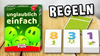 UNGLAUBLICH EINFACH Kartenspiel - Spielregeln TV (Spielanleitung Deutsch) AMIGO 