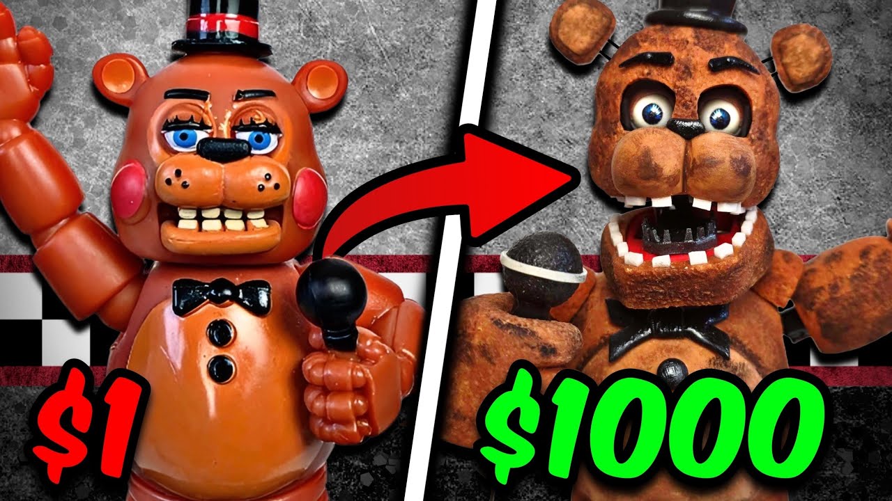$1 VS $1000 FNAF 2 Movie Merch