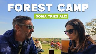 Forest Camping - Sonia tries Ale for the First Time