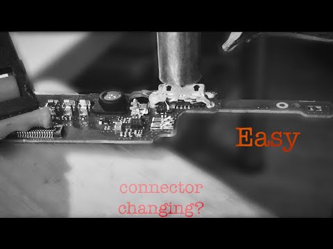 Alcatel Shine connector changing