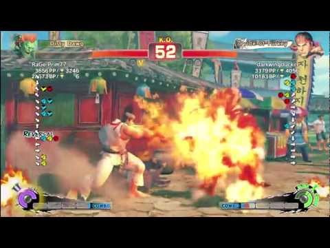 RaGe Prim77 [Blanka] VS darkwingducker [Ryu] - AE2012 HD 1080p