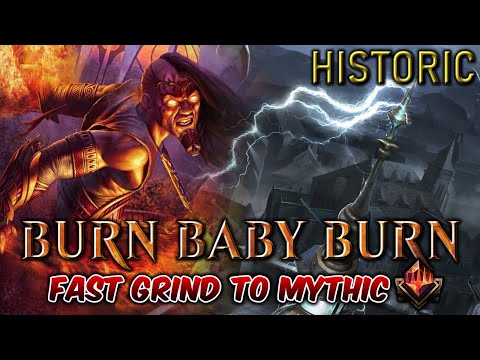 Mono Red (Almost...) Burn to Mythic | Historic BO1 Ranked | MTG Arena