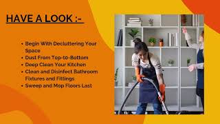Is There A Right Order To Clean A House