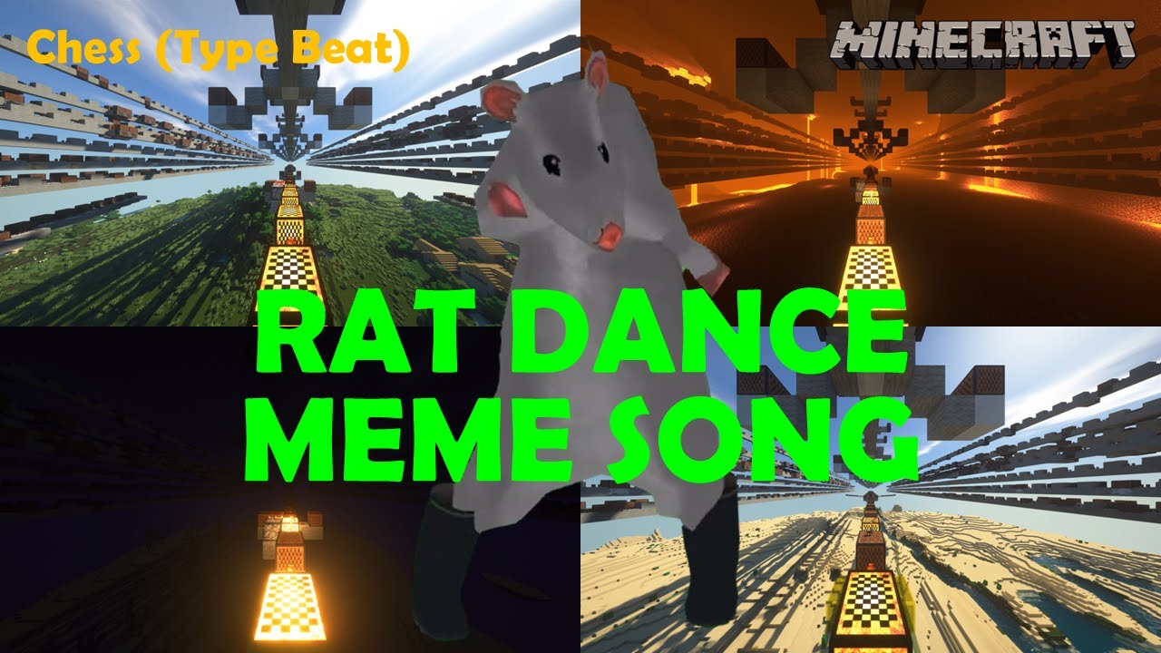 【Minecraft】音ブロックで「 Chess 」【RAT DANCE MEME】