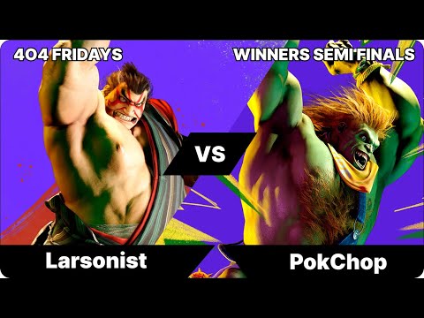 4o4 Fridays SF6 - Larsonist(E. Honda) vs PokChop(Blanka)