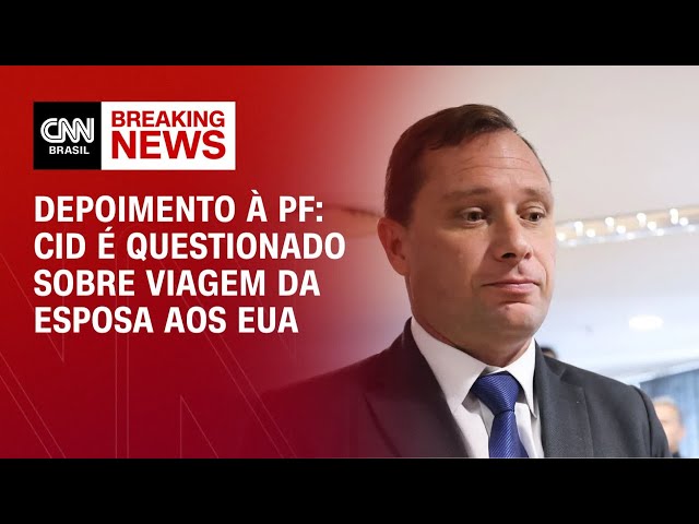 Novo depoimento à PF: Mauro Cid é questionado sobre viagem da esposa aos EUA |  BASTIDORES CNN