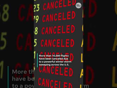 Winter Storm Fern forces thousands of US flight cancellations