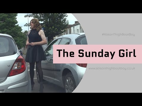 Leather, Lace and High Heels - I❤️Crossdressing #AlisonThighBootBoy