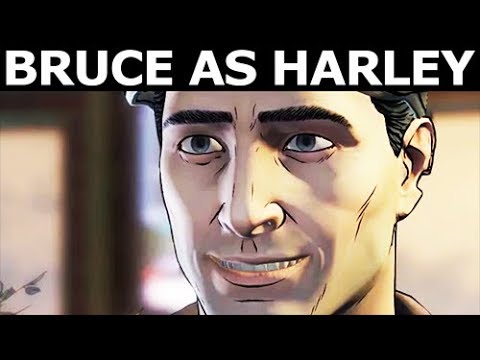 Brucie Boy Pretends To Be Harley - All Dialogues - BATMAN Season 2 The Enemy Within Episode 3