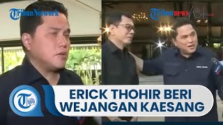 Wejangan Erick Thohir untuk Kaesang dan Erina, Kesalahpahaman Antara Suami dan Istri Kerap Terjadi