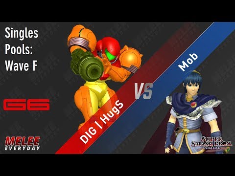 Genesis 6 - DIG | HugS (Samus) vs. Mob (Marth) - SSBM - Singles Pools