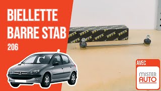 Youtube thumbnail of video "Changer la Biellette de Barre Stabilisatrice Peugeot 206 🚗"