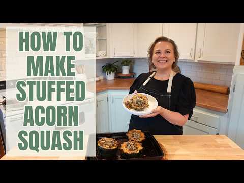 Stuffed Acorn Squash Recipe | Easy Dinner Your Family Will Love!