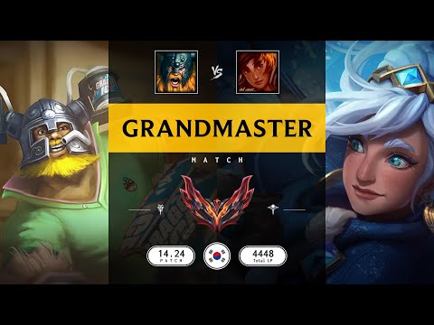 Grandmaster Match: Super Olaf vs Super Taliyah - KR server Patch 14.24