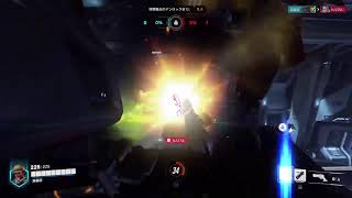 ［PS4]overwatch　ランクマでエイム練習