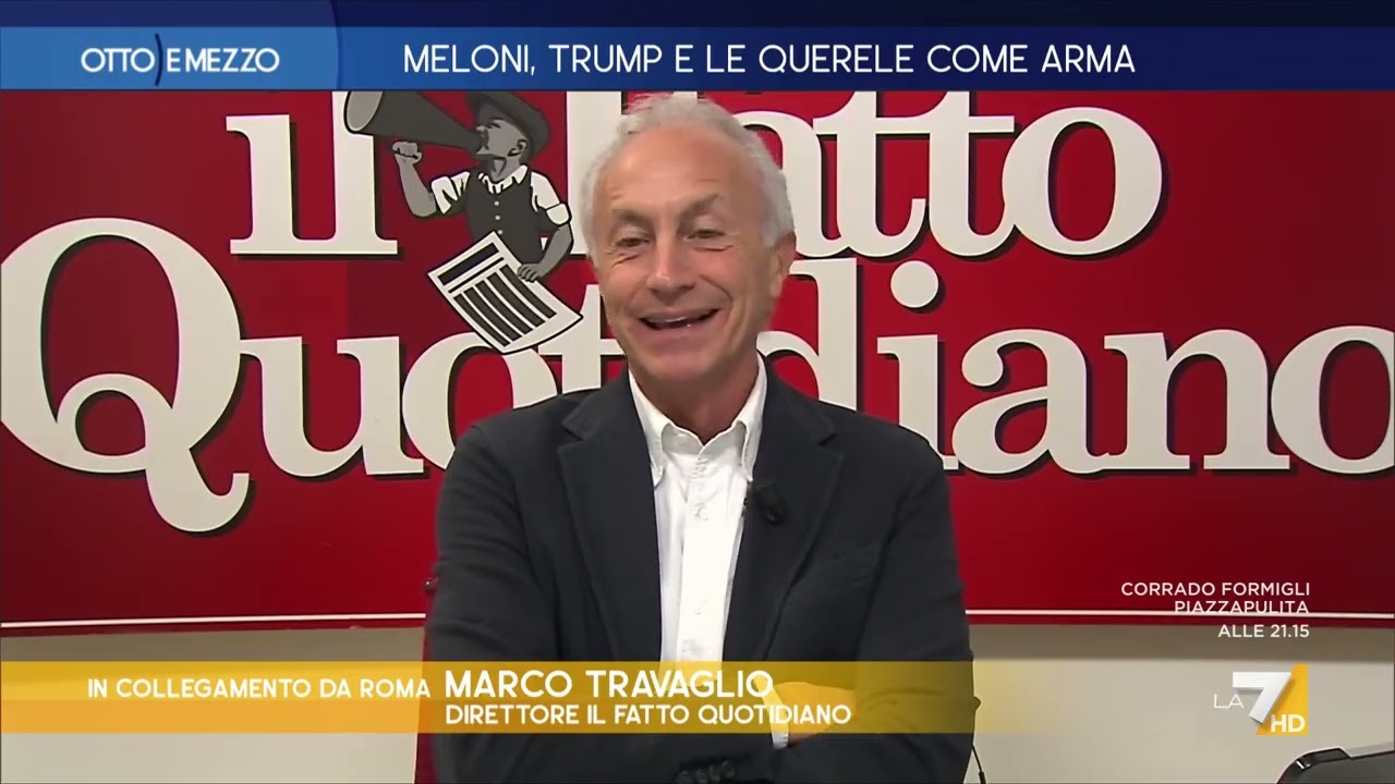 Libertà di stampa, Travaglio: "Stiamo perdendo i fondamentali della libertà d'espressione, ...