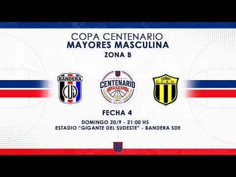 COPA CENTENARIO MAYORES Masculina | FECHA 4 | UNION Y JUVENTUD BANDERA vs. CENTRAL ARG.OLIM CERES