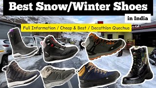 Best Snow Shoes in india | Best Winter Shoes in india | Snow Trek shoes  decathlon Quechua shoes