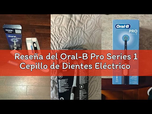 Vídeo relacionado con Oral-B Pro Series 1 Cepillo de Dientes Eléctrico con Mango Recargable y Cabezal, Diseñado por Braun - Negro