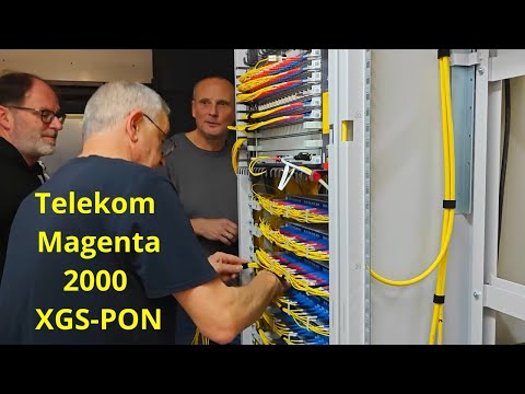 Telekom Magenta 2000 Rollout: From GPON to XGS-PON Fiber Optics: Nighttime in the KRITIS Fiber Ce...