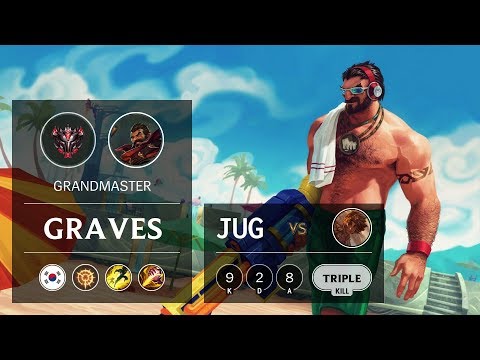 Graves Jungle vs Taliyah - KR Grandmaster Patch 9.12